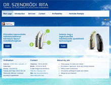 Tablet Screenshot of drszendrodirita.hu